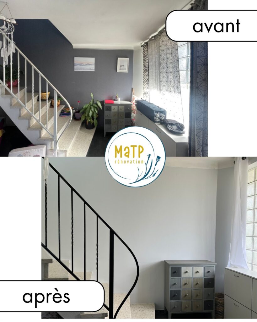 Peinture de la rampe d