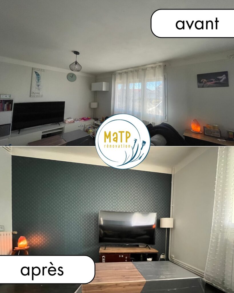 Pose de papier peint à Onet le Château